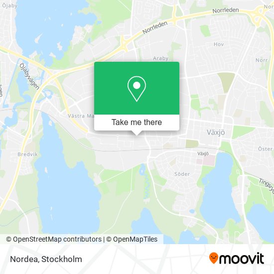 Nordea map