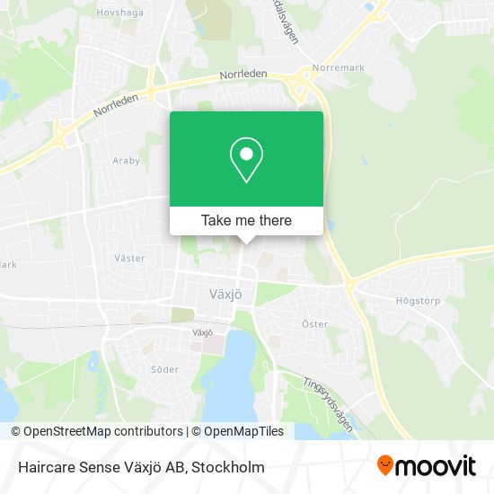 Haircare Sense Växjö AB map
