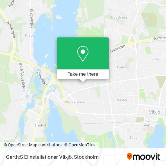 Gerth:S Elinstallationer Växjö map