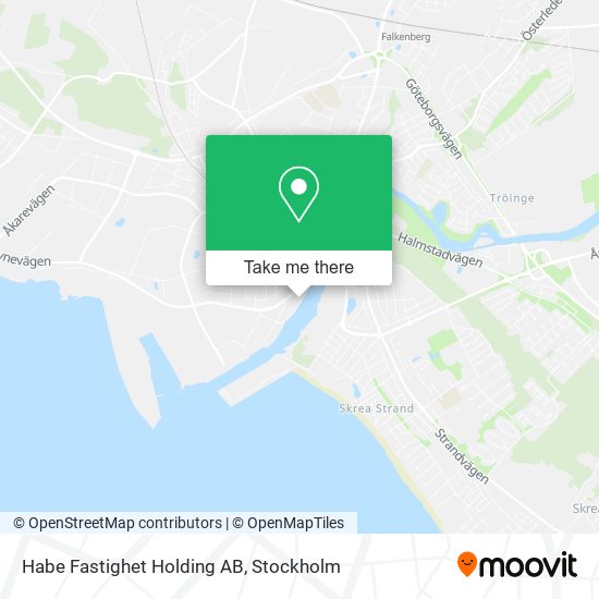 Habe Fastighet Holding AB map