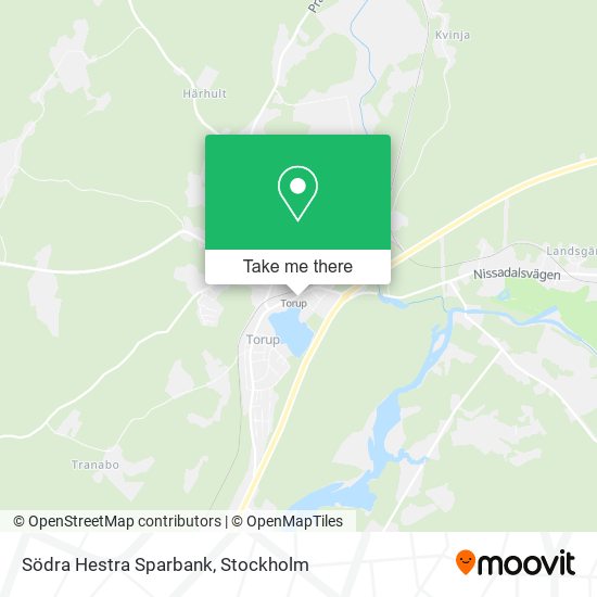 Södra Hestra Sparbank map