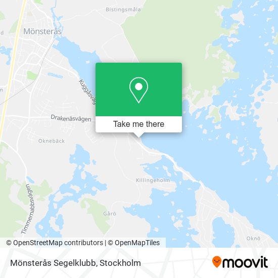 Mönsterås Segelklubb map