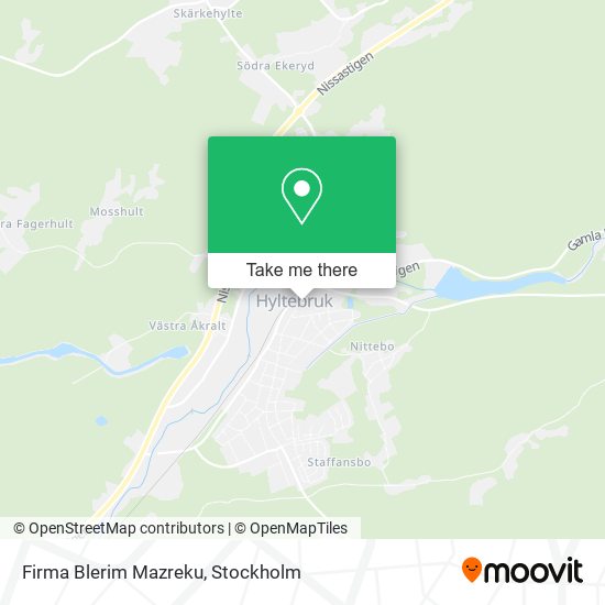 Firma Blerim Mazreku map