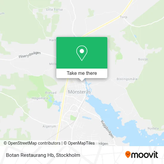 Botan Restaurang Hb map