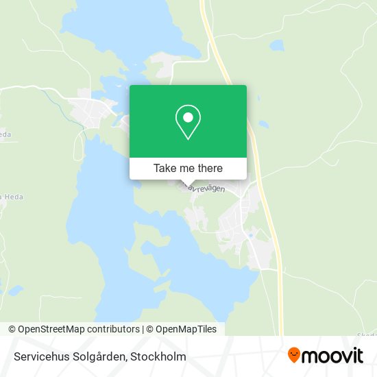 Servicehus Solgården map