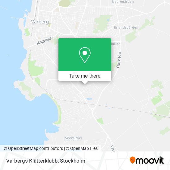 Varbergs Klätterklubb map