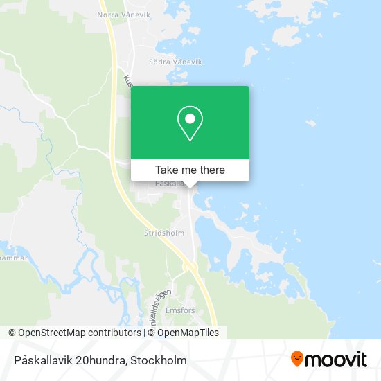 Påskallavik 20hundra map