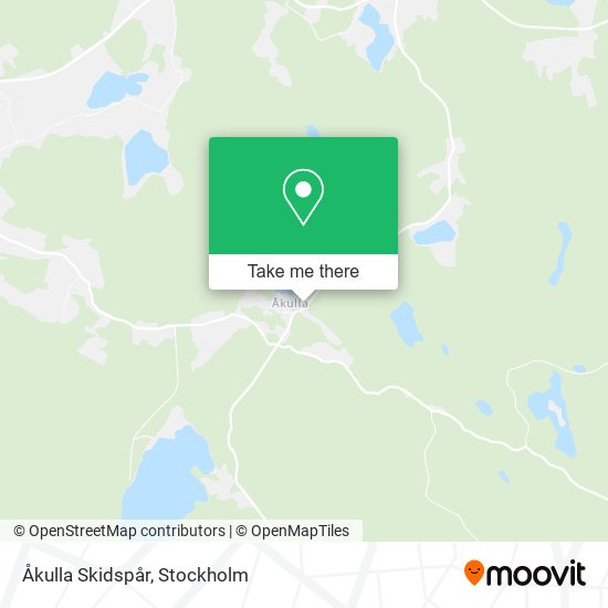 Åkulla Skidspår map
