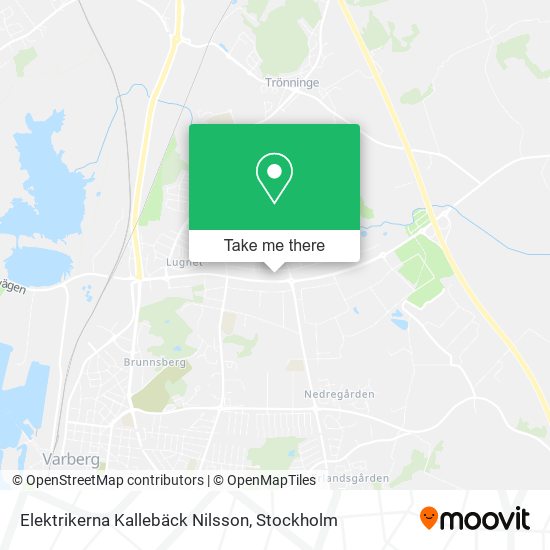 Elektrikerna Kallebäck Nilsson map