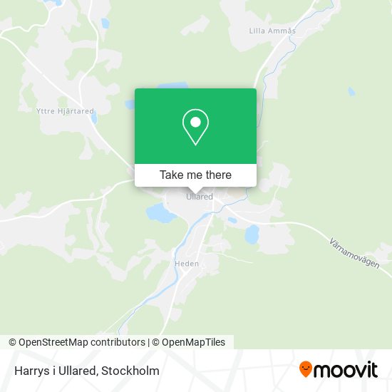 Harrys i Ullared map