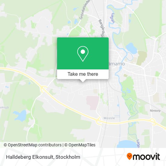 Halldeberg Elkonsult map