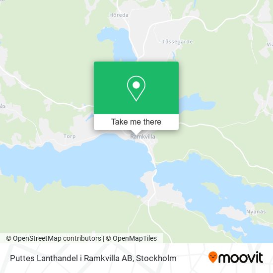 Puttes Lanthandel i Ramkvilla AB map