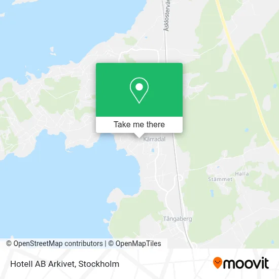 Hotell AB Arkivet map