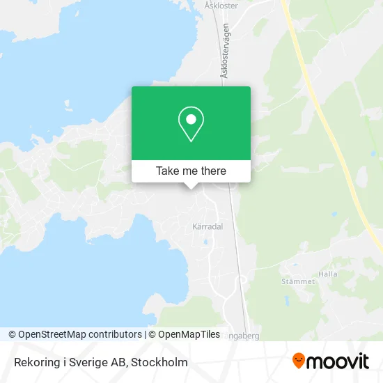 Rekoring i Sverige AB map