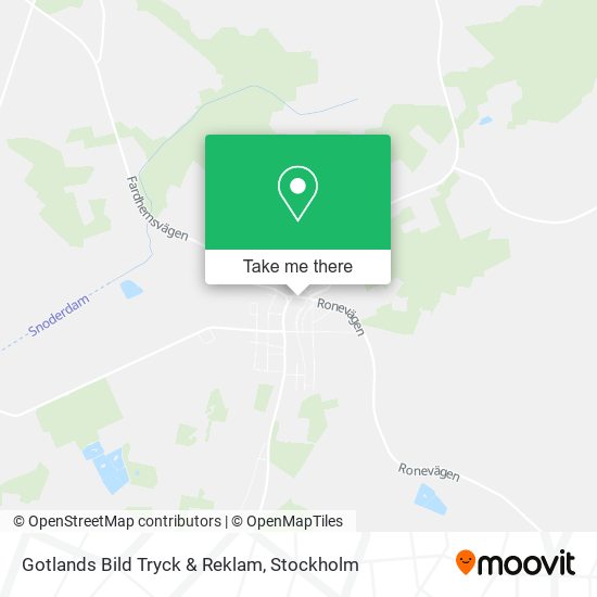 Gotlands Bild Tryck & Reklam map