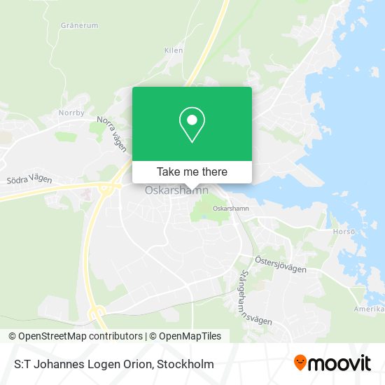 S:T Johannes Logen Orion map