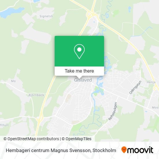 Hembageri centrum Magnus Svensson map