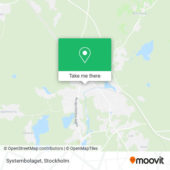 Systembolaget map