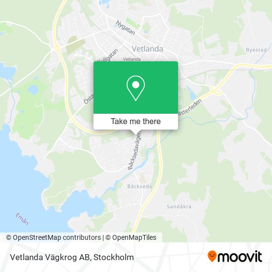 Vetlanda Vägkrog AB map