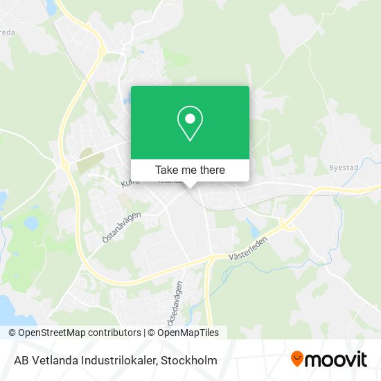 AB Vetlanda Industrilokaler map