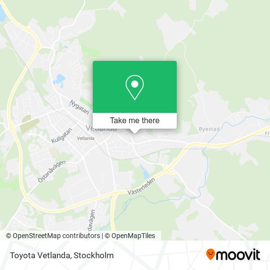 Toyota Vetlanda map