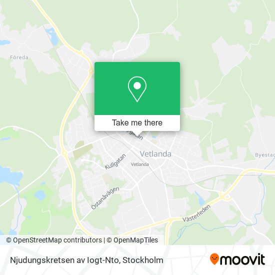 Njudungskretsen av Iogt-Nto map