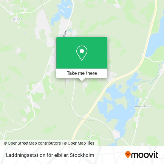 Laddningsstation för elbilar map