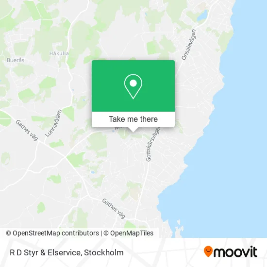 R D Styr & Elservice map