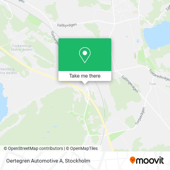 Oertegren Automotive A map