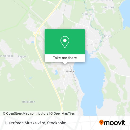 Hultsfreds Muskelvård map