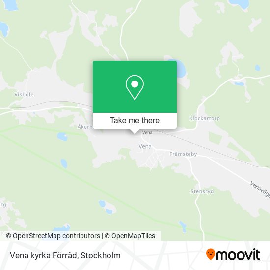 Vena kyrka Förråd map