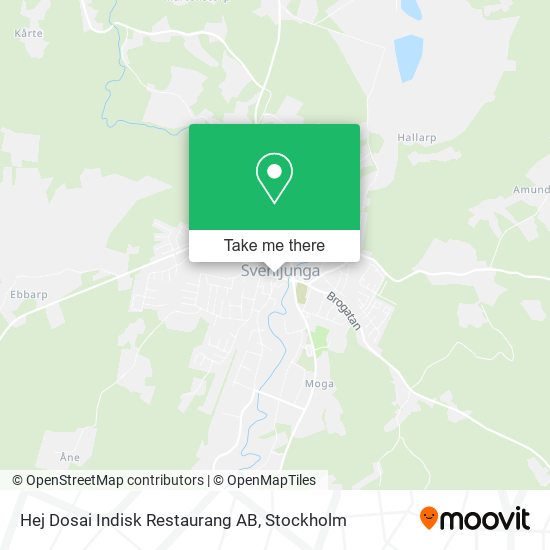 Hej Dosai Indisk Restaurang AB map