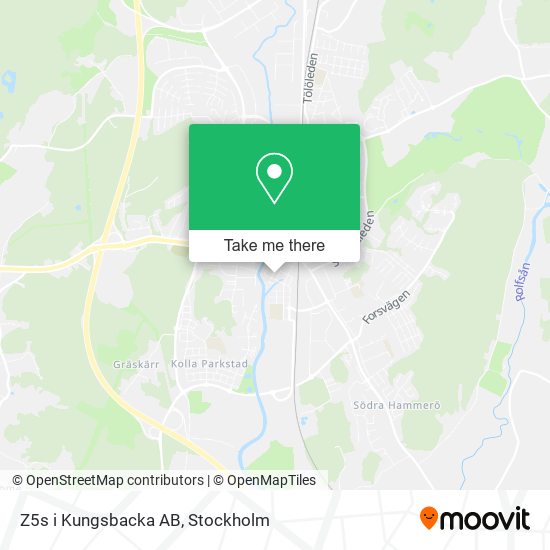 Z5s i Kungsbacka AB map