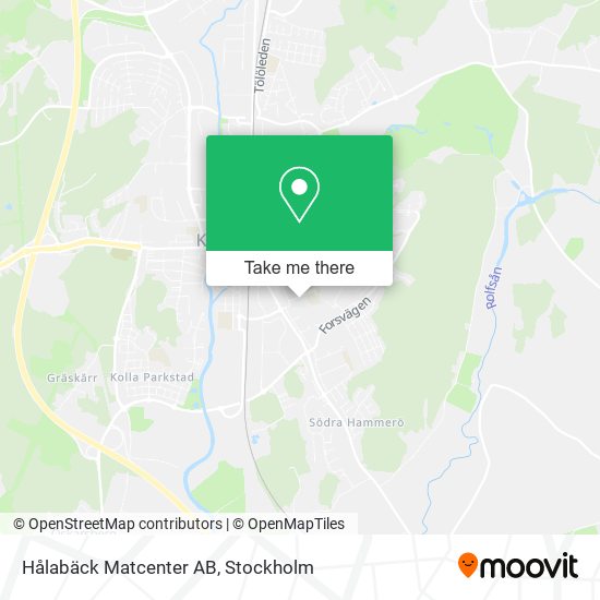 Hålabäck Matcenter AB map