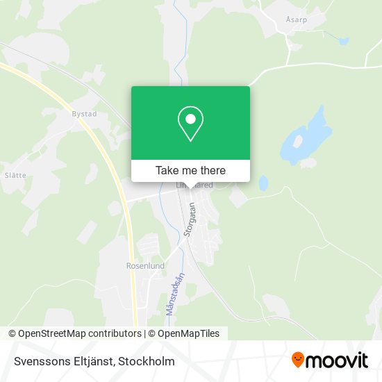 Svenssons Eltjänst map