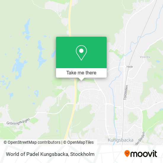 World of Padel Kungsbacka map