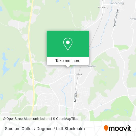 Stadium Outlet / Dogman / Lidl map