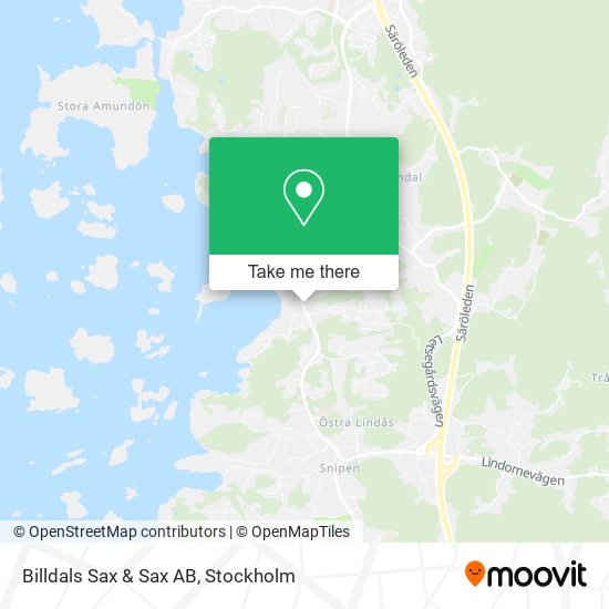 Billdals Sax & Sax AB map