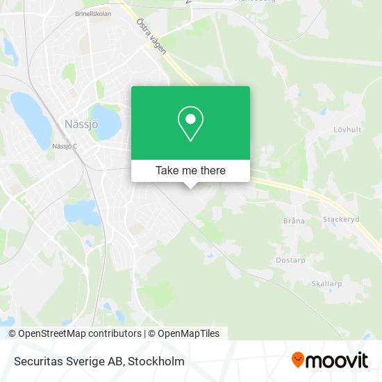 Securitas Sverige AB map