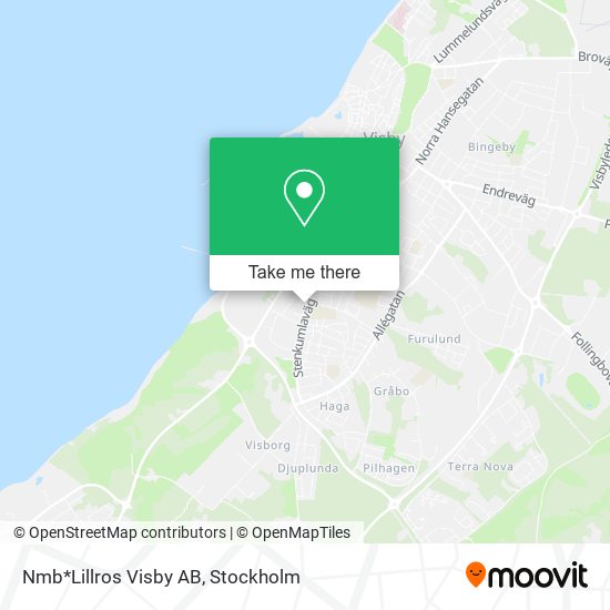 Nmb*Lillros Visby AB map