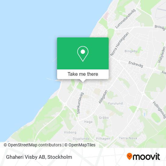 Ghaheri Visby AB map