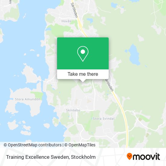 Training Excellence Sweden map