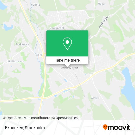 Ekbacken map