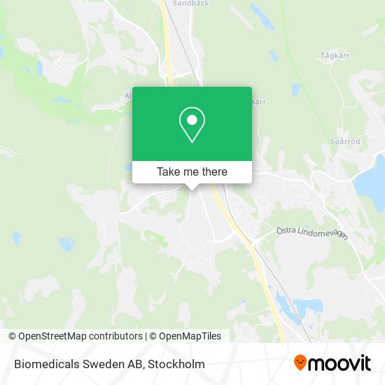Biomedicals Sweden AB map
