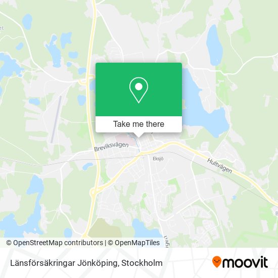 Länsförsäkringar Jönköping map