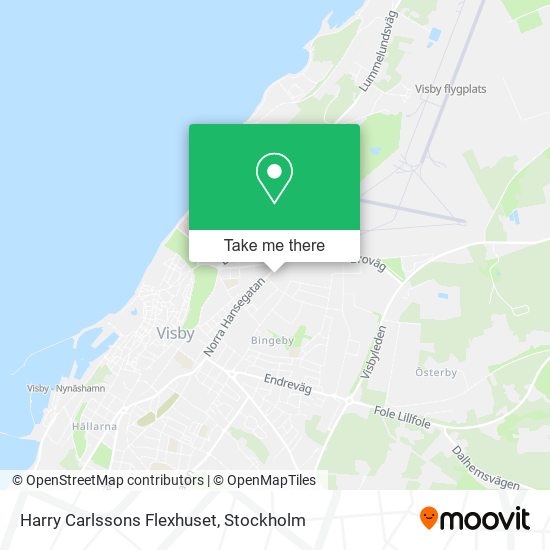 Harry Carlssons Flexhuset map