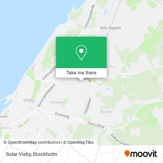 Solar Visby map