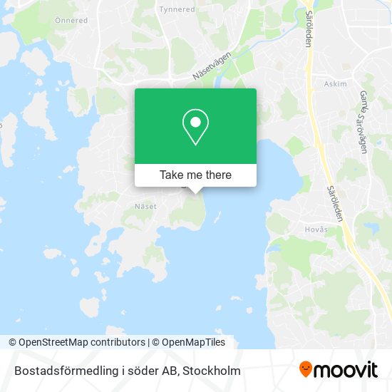 Bostadsförmedling i söder AB map