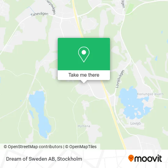 Dream of Sweden AB map