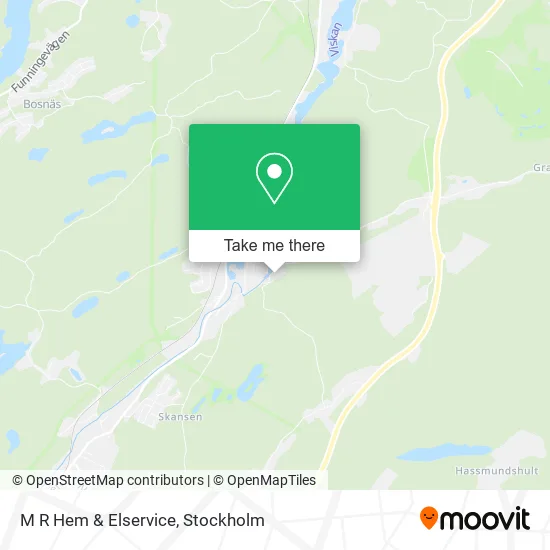 M R Hem & Elservice map